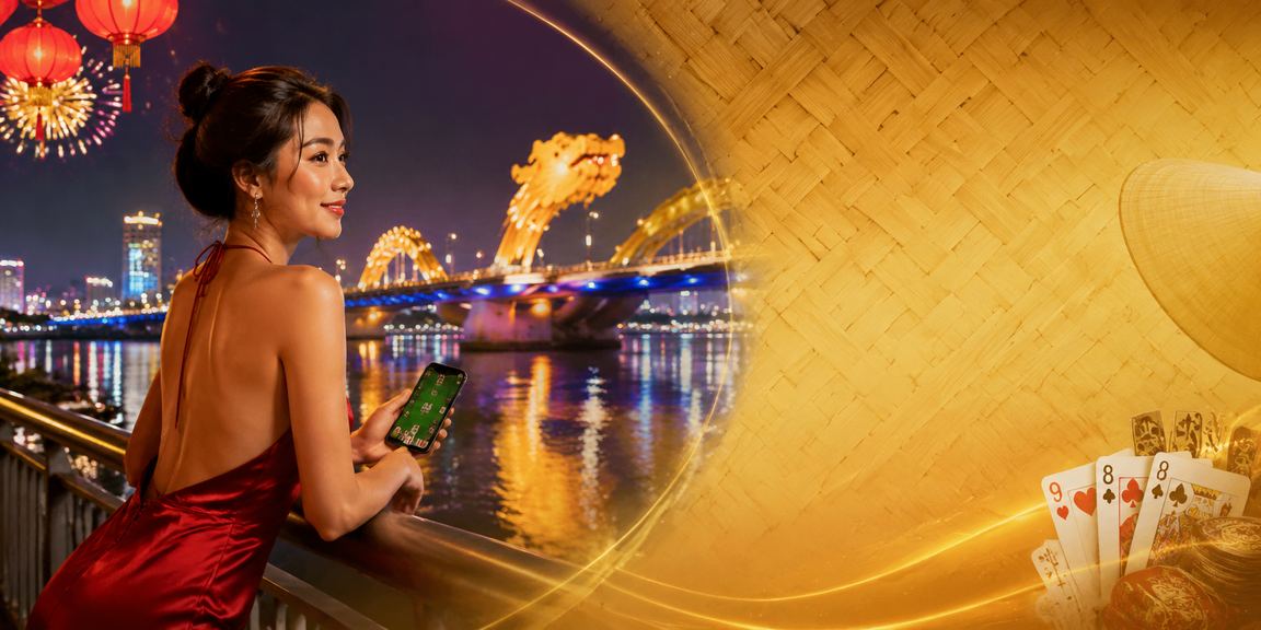 Người đội nón lá chơi bài tại Đà Nẵng – không khí giải trí sôi động miền Trung Việt Nam