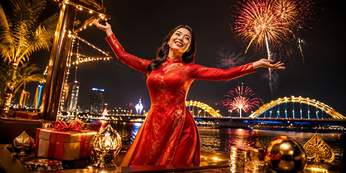 Phụ nữ mặc áo dài trải nghiệm casino trực tuyến tại Đà Nẵng